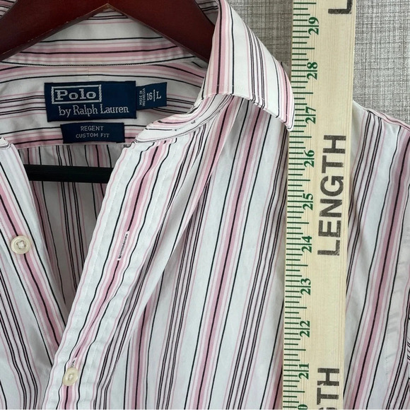 Polo Ralph Lauren Mens Size L Regent Long Sleeve Button Down Shirt 0517 - Picture 4 of 7